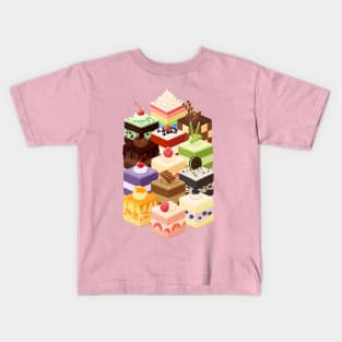 Cubed Cakes Kids T-Shirt